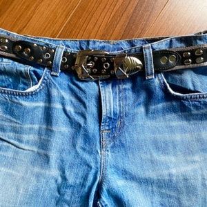 🌷90's Vintage Silver Metal Mesh Belt made in Vancouver